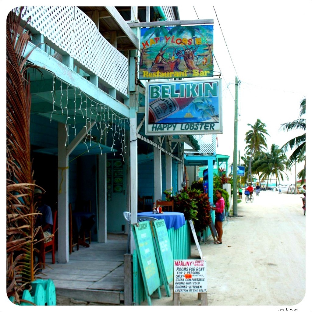Cayes Utara Belize:Ambergris Caye vs. Caye Caulker