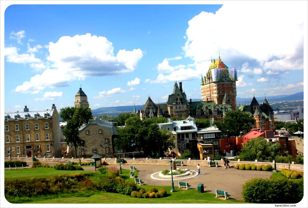 Um pequeno pedaço da Europa:24 horas na cidade de Quebec