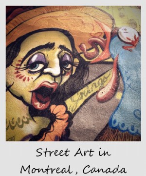 Polaroid de la semana:arte callejero en Montreal, Canadá