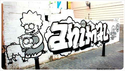 Arte callejero en Valencia, España