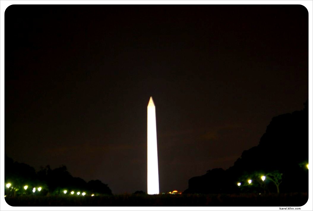 Gran viaje por carretera estadounidense 2011:Washington, corriente continua