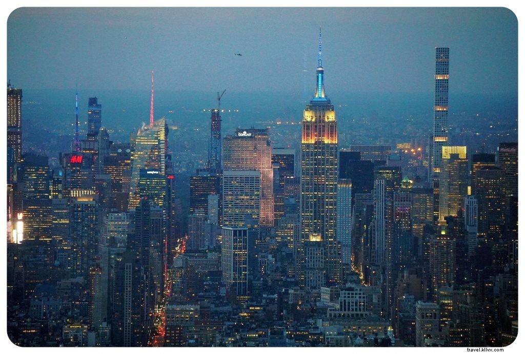 エンパイアステートvsトップオブザロックvsワンワールドオブザーバトリー：ニューヨーク市の最高の景色は何ですか？