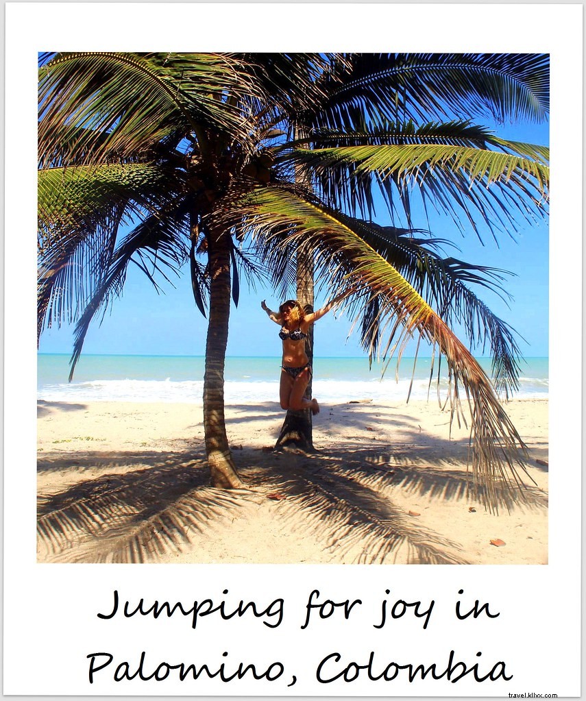 Polaroid de la semana:felicidad en la playa en Palomino, Colombia