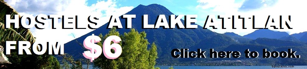 アティトラン湖を囲む7つの主要な村、 グアテマラ