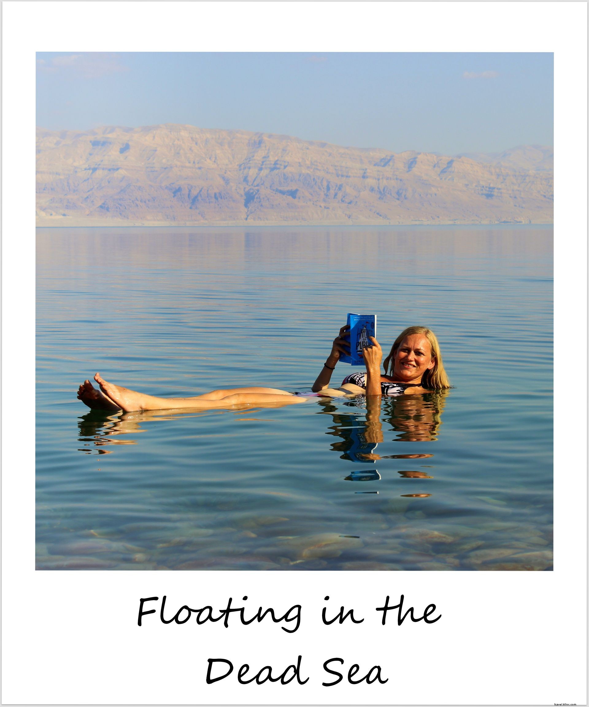 Polaroid da semana:Flutuando no Mar Morto