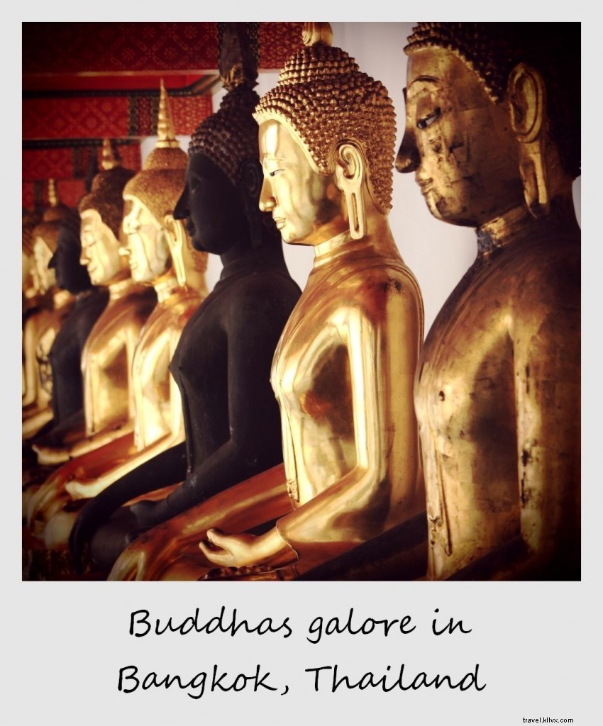 Polaroid da semana:abundância de Budas em Bangkok, Tailândia