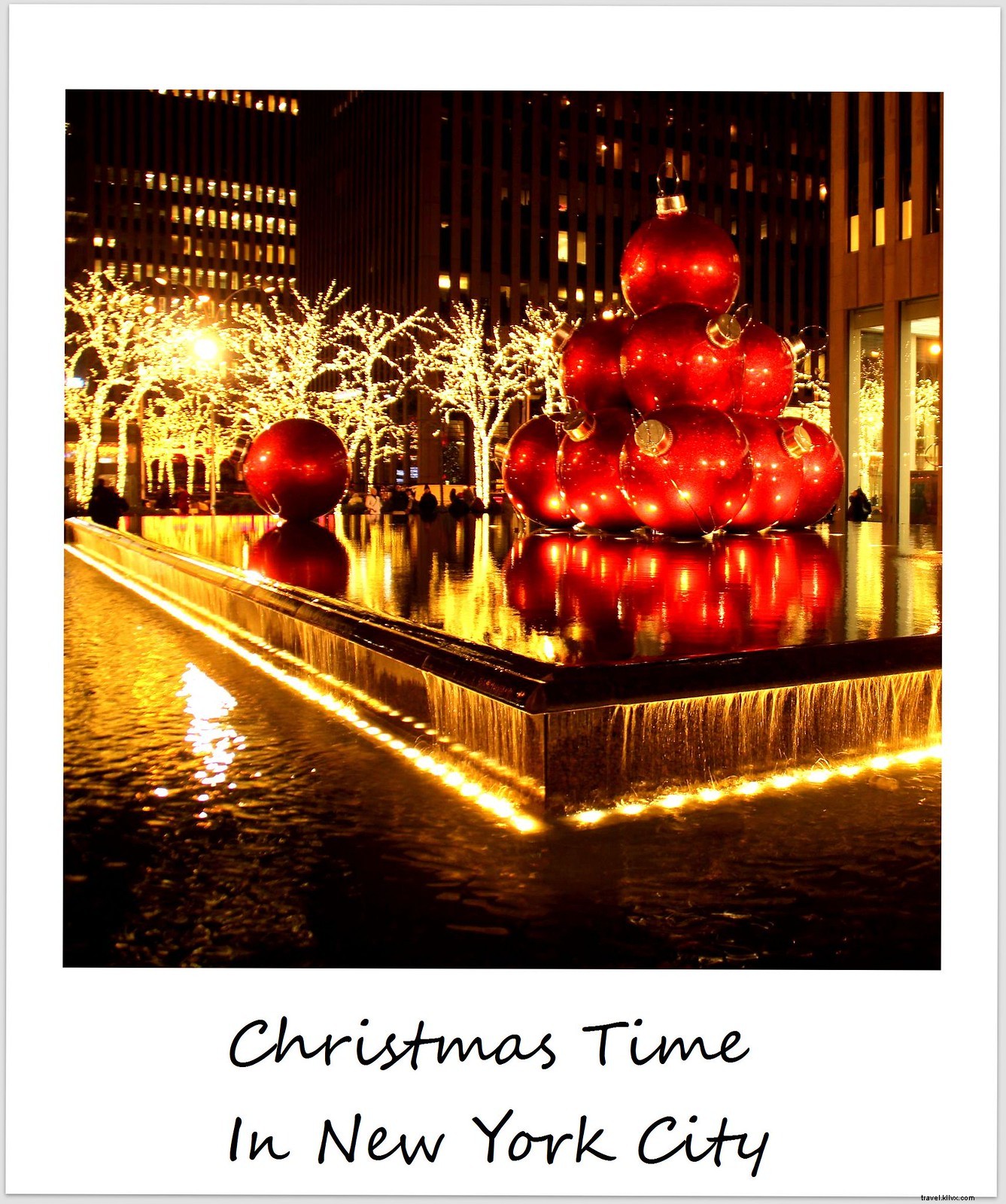 今週のポラロイド：ニューヨーク市でクリスマスの精神を感じる