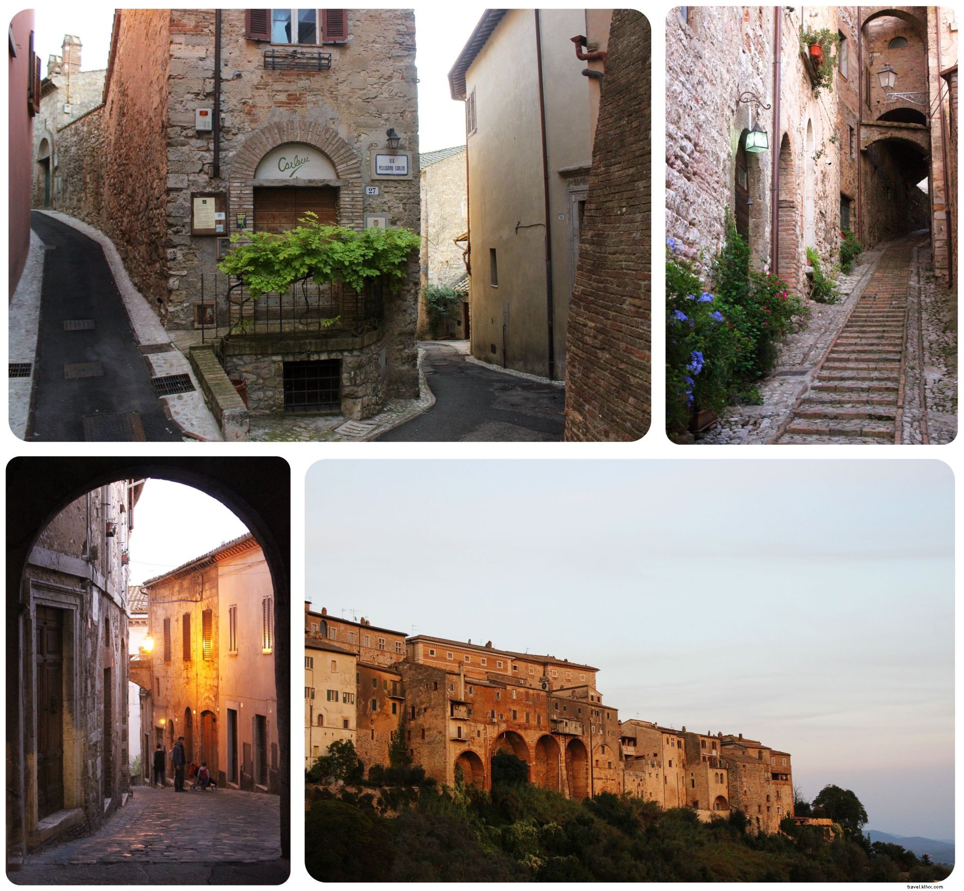 イタリアを歩く：Via Amerinaのハイライト、 パートI