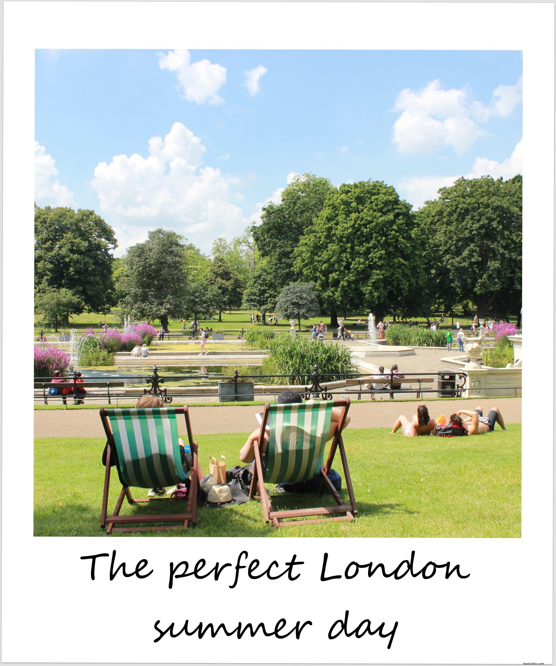 今週のポラロイド：完璧なロンドンの夏の日