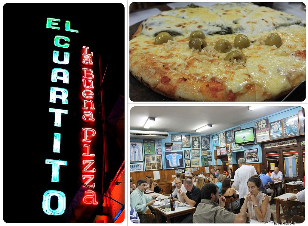 Mencari pizza terbaik di Buenos Aires