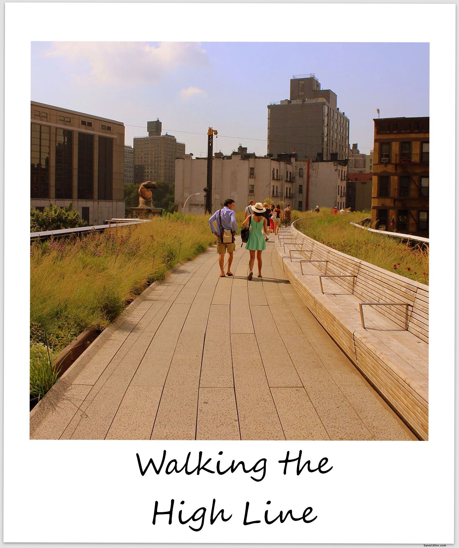 Polaroid de la semaine :Balade sur la High Line, New York