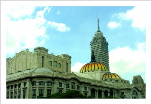 Pemandangan dari atas:Kota Meksiko