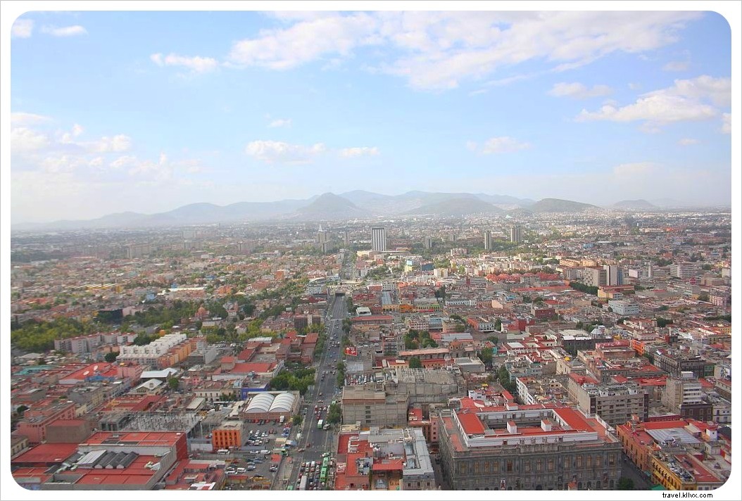 Vistas desde arriba:Ciudad de México