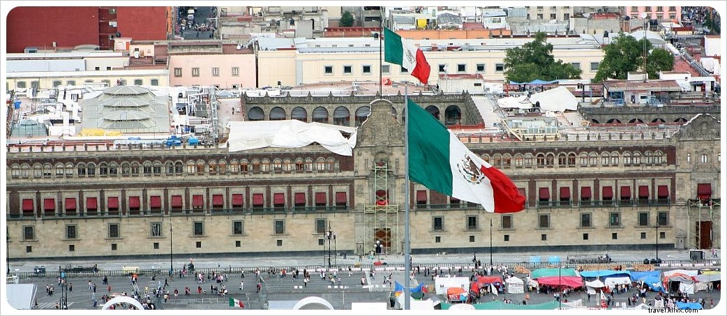 上からの眺め：メキシコシティ