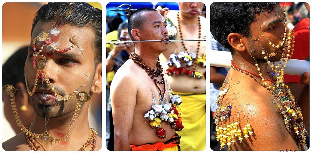 Thaipusam em Penang:imagens incríveis de uma dolorosa tradição hindu