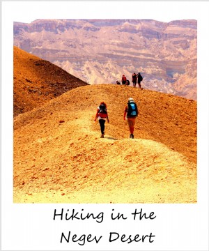 Polaroid da semana:caminhada no deserto de Negev