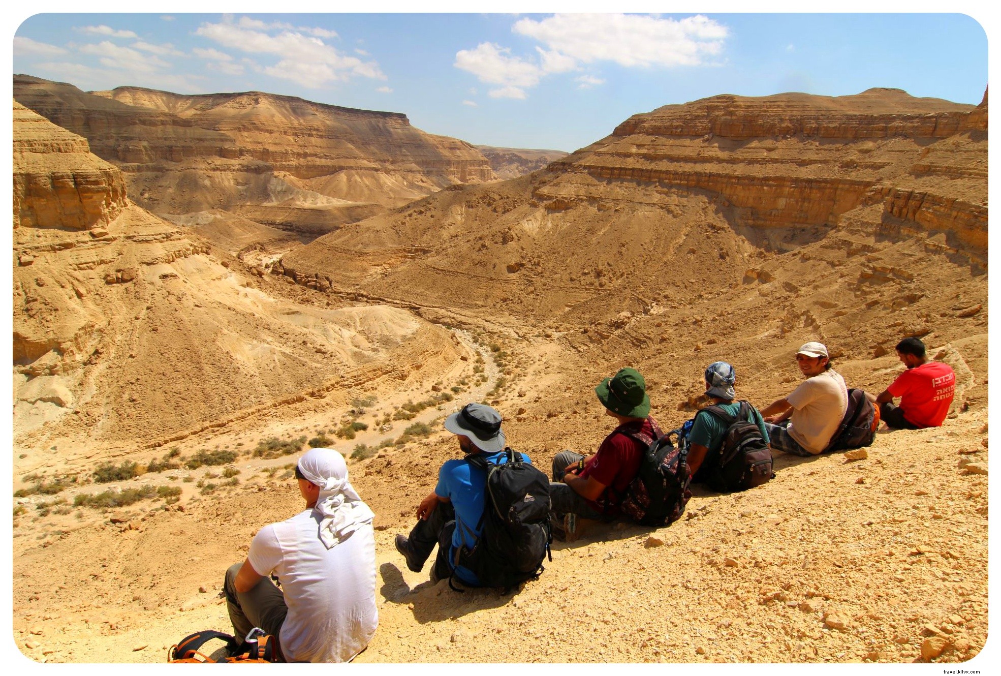 Viagem de aventura em Israel:caminhada na trilha nacional