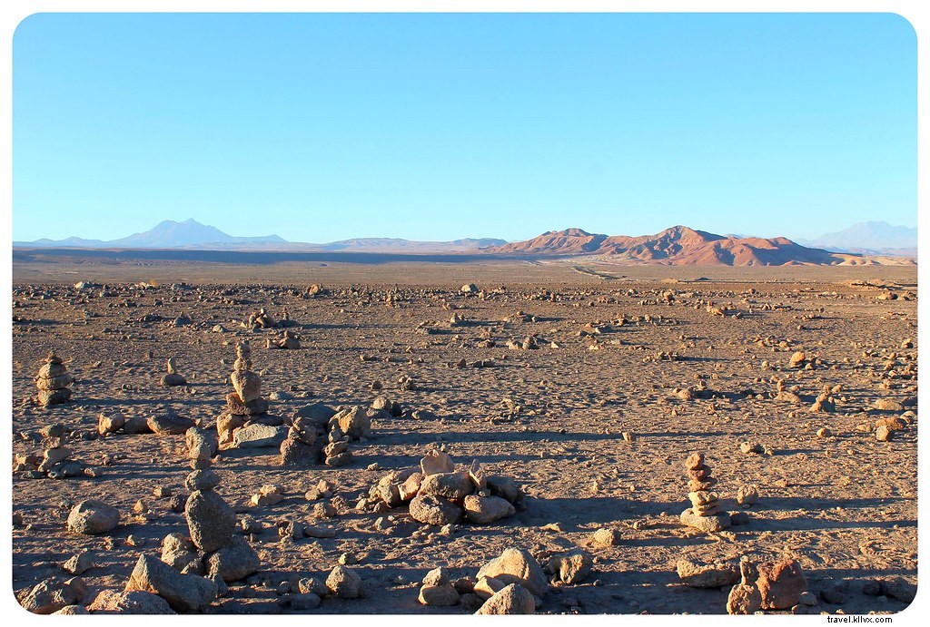 Lanskap dunia lain Gurun Atacama Chili