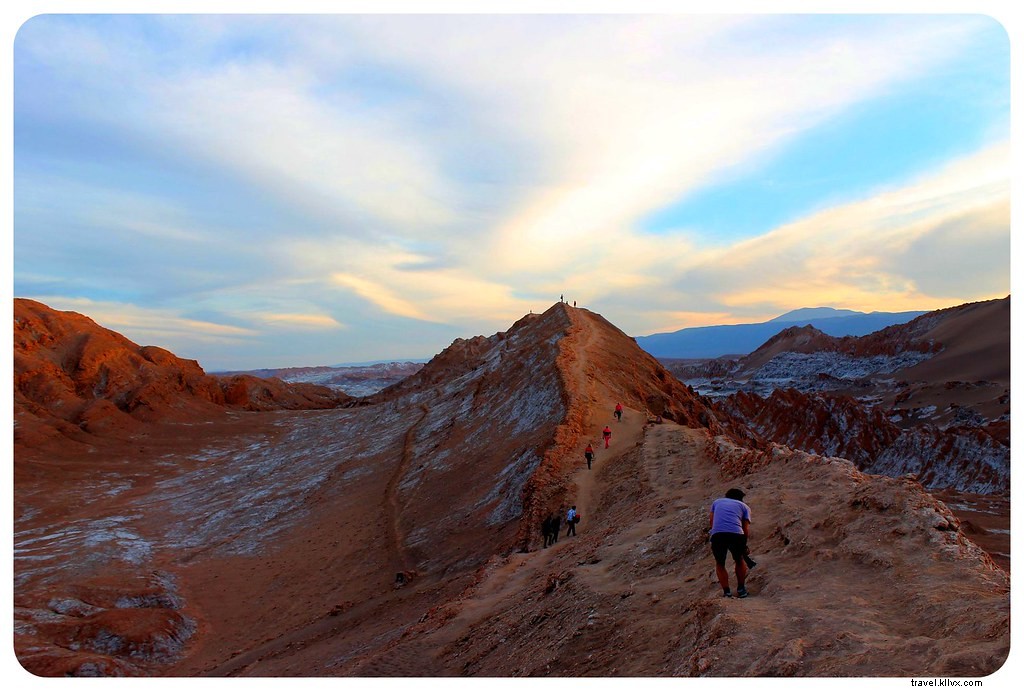 Lanskap dunia lain Gurun Atacama Chili