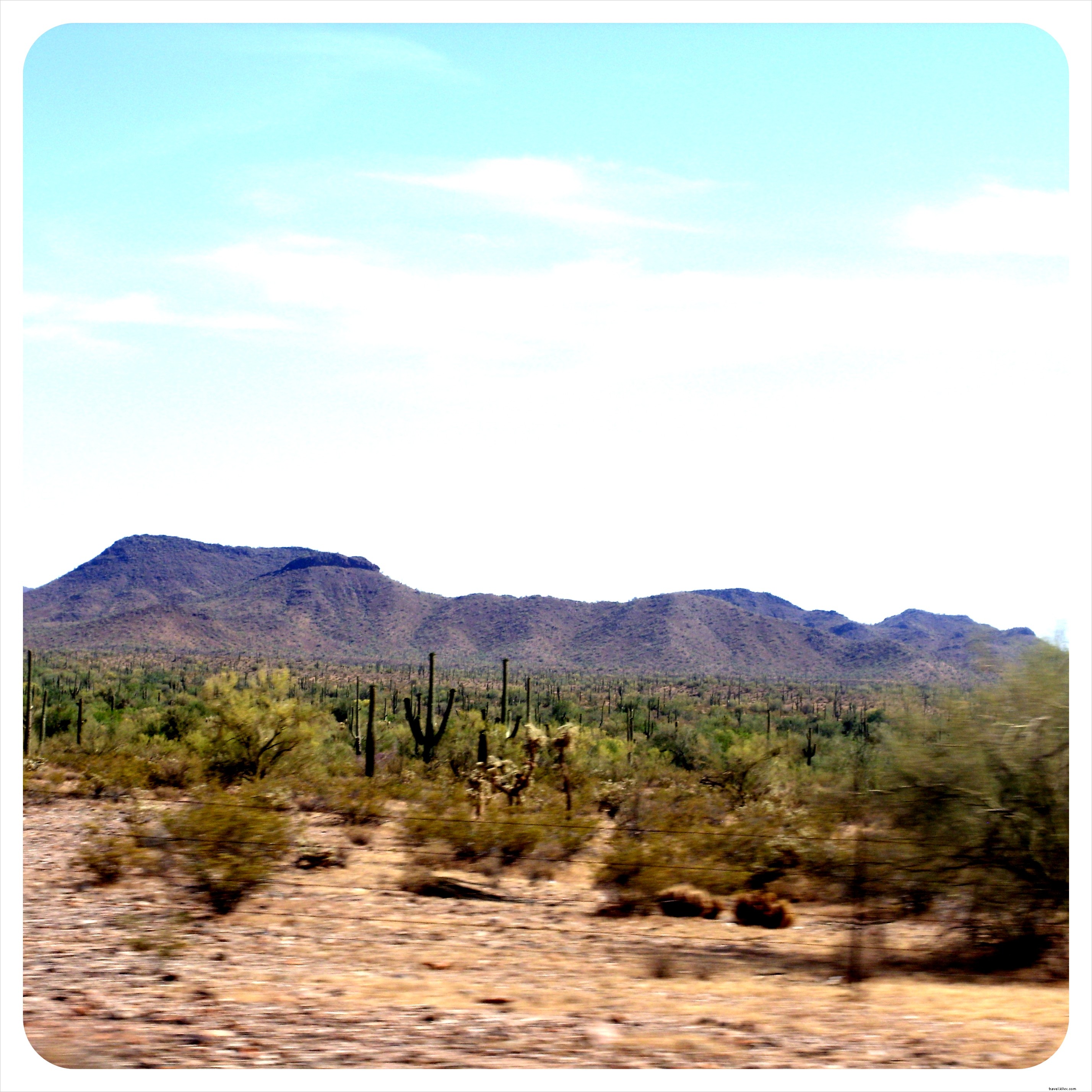Ao longo da fronteira - San Diego a Tucson
