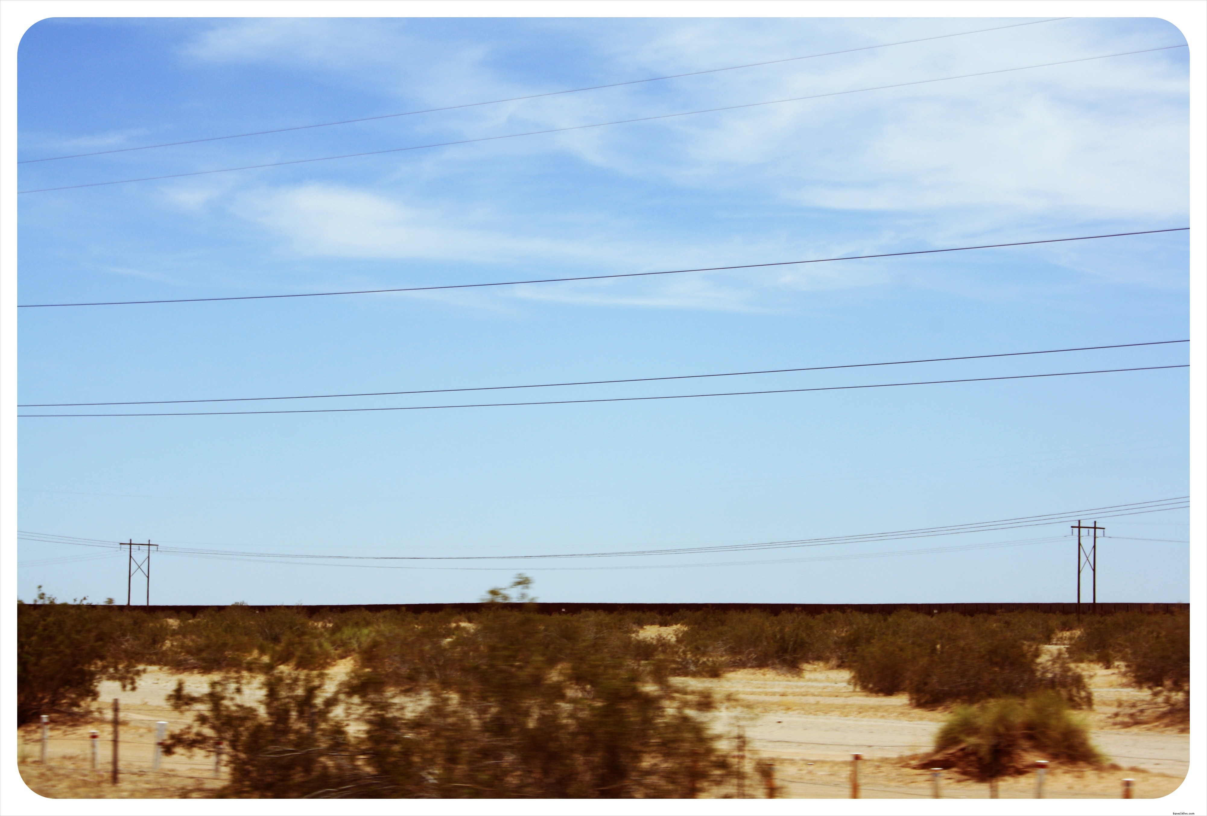 Ao longo da fronteira - San Diego a Tucson