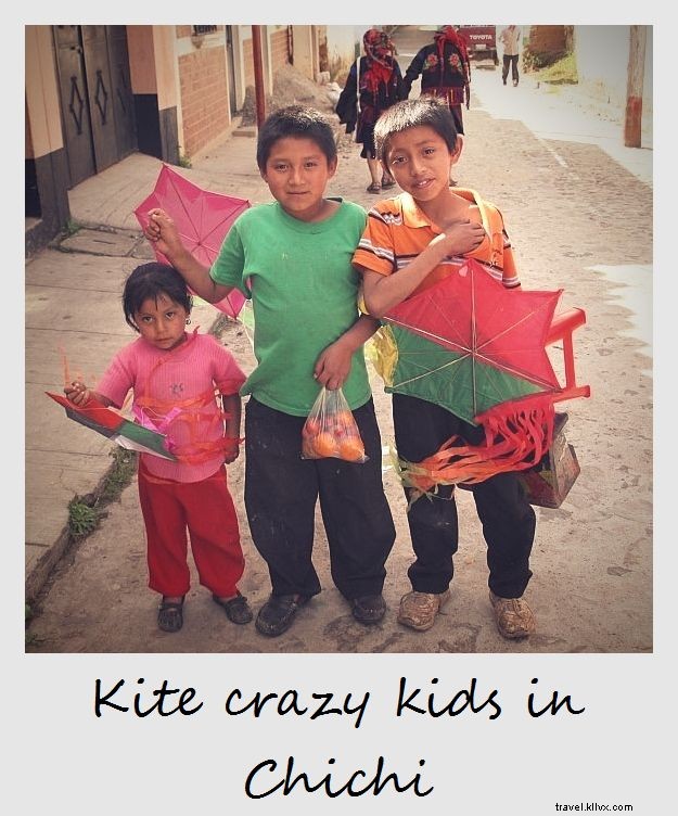 Polaroid da semana:Kite crazy em Chichicastenango