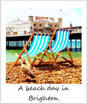 Polaroid della settimana:una giornata al mare nella soleggiata Brighton