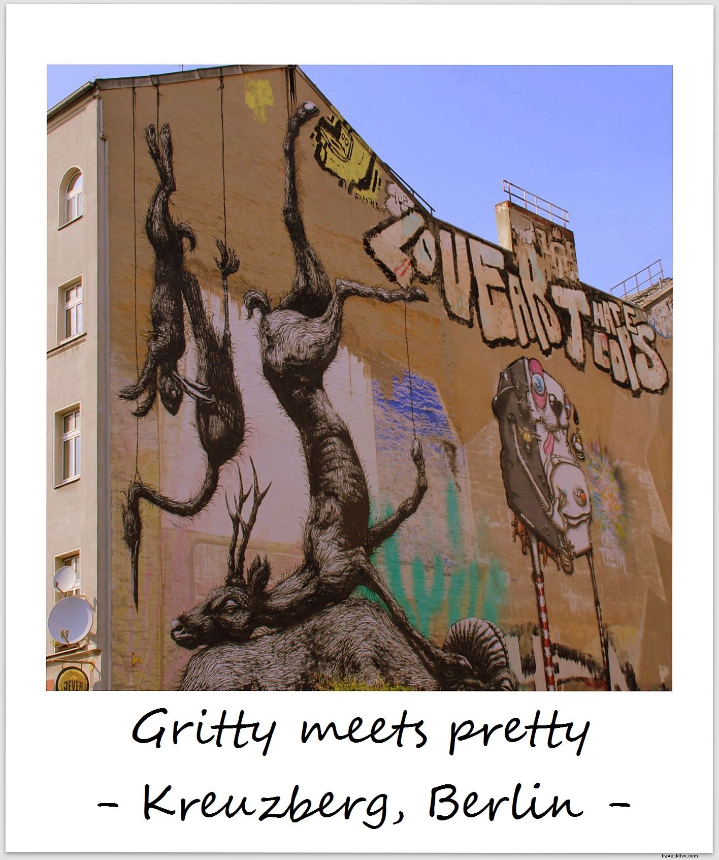 Polaroid de la semaine :Gritty rencontre jolie à Berlin Kreuzberg