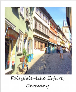 Polaroid de la semana:Erfurt encantadora y de cuento de hadas, Alemania