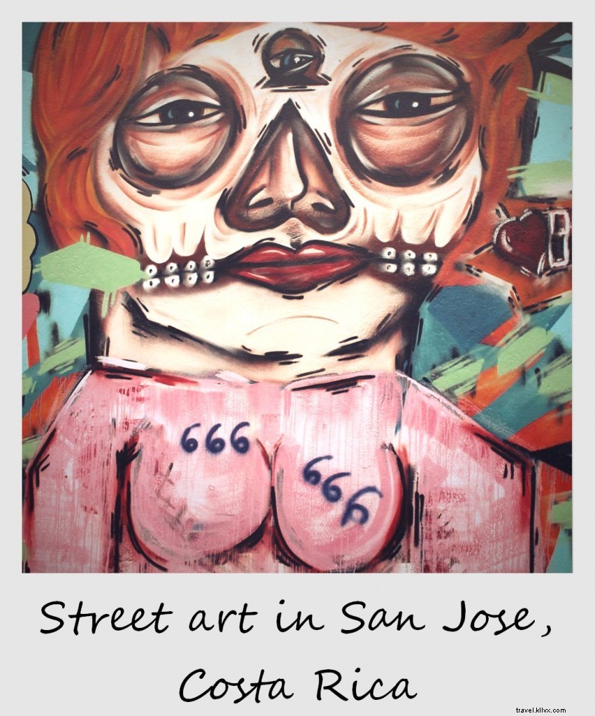 Polaroid de la semana:Arte callejero en San José, Costa Rica