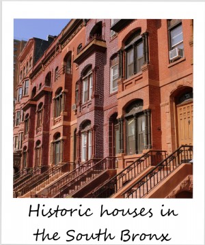 Polaroid da semana:casas históricas no South Bronx