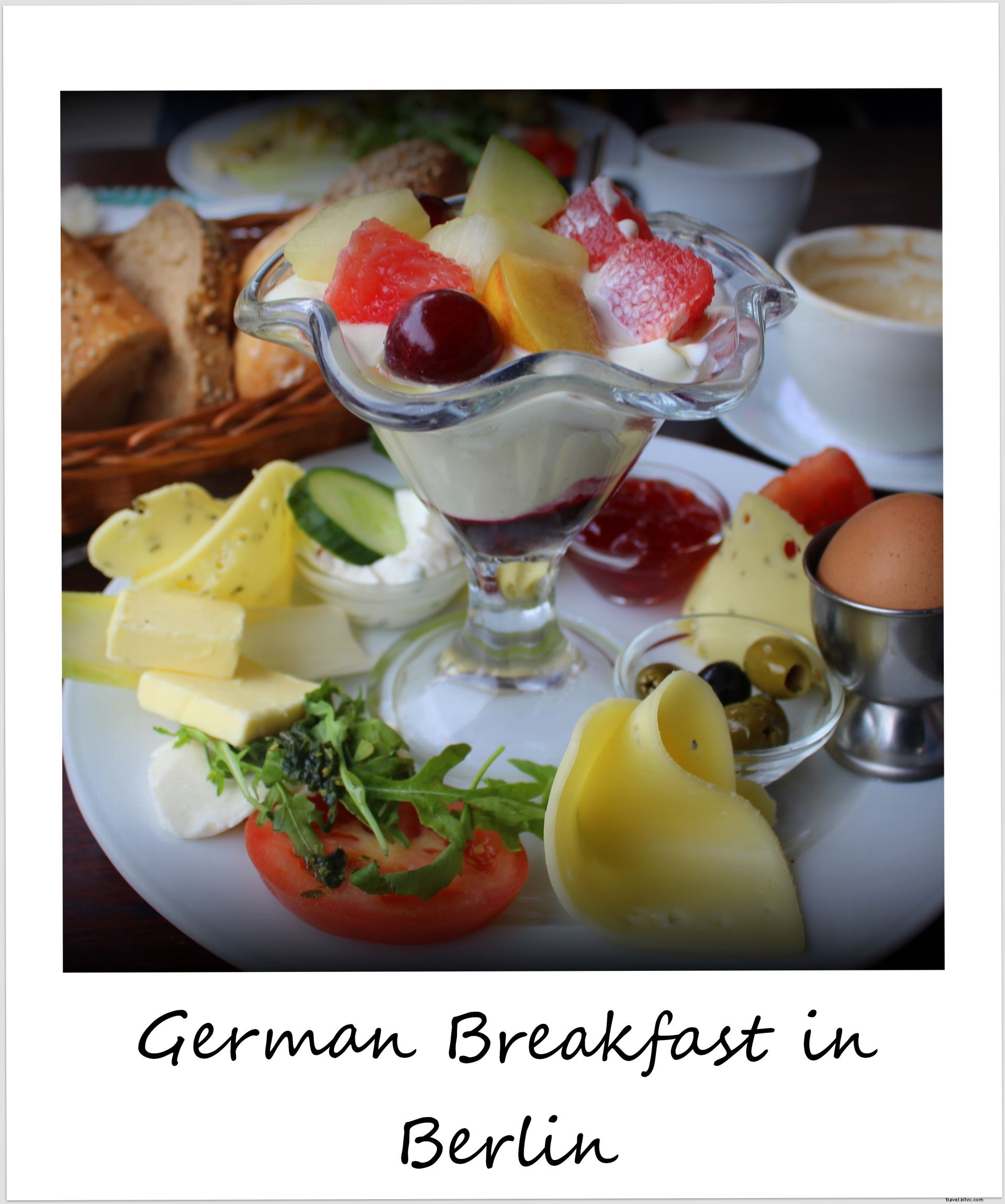 Polaroid de la semaine :Un petit-déjeuner allemand à Berlin