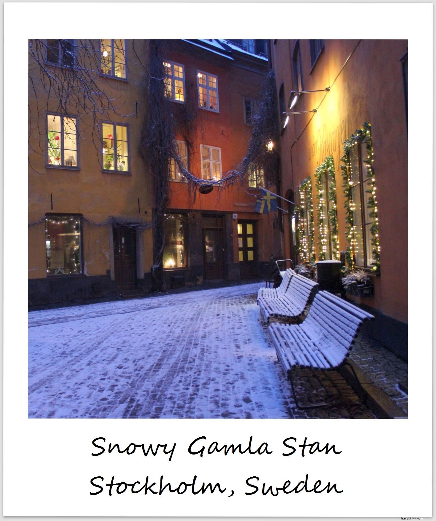 Polaroid della settimana:Stoccolma meravigliosamente bianca