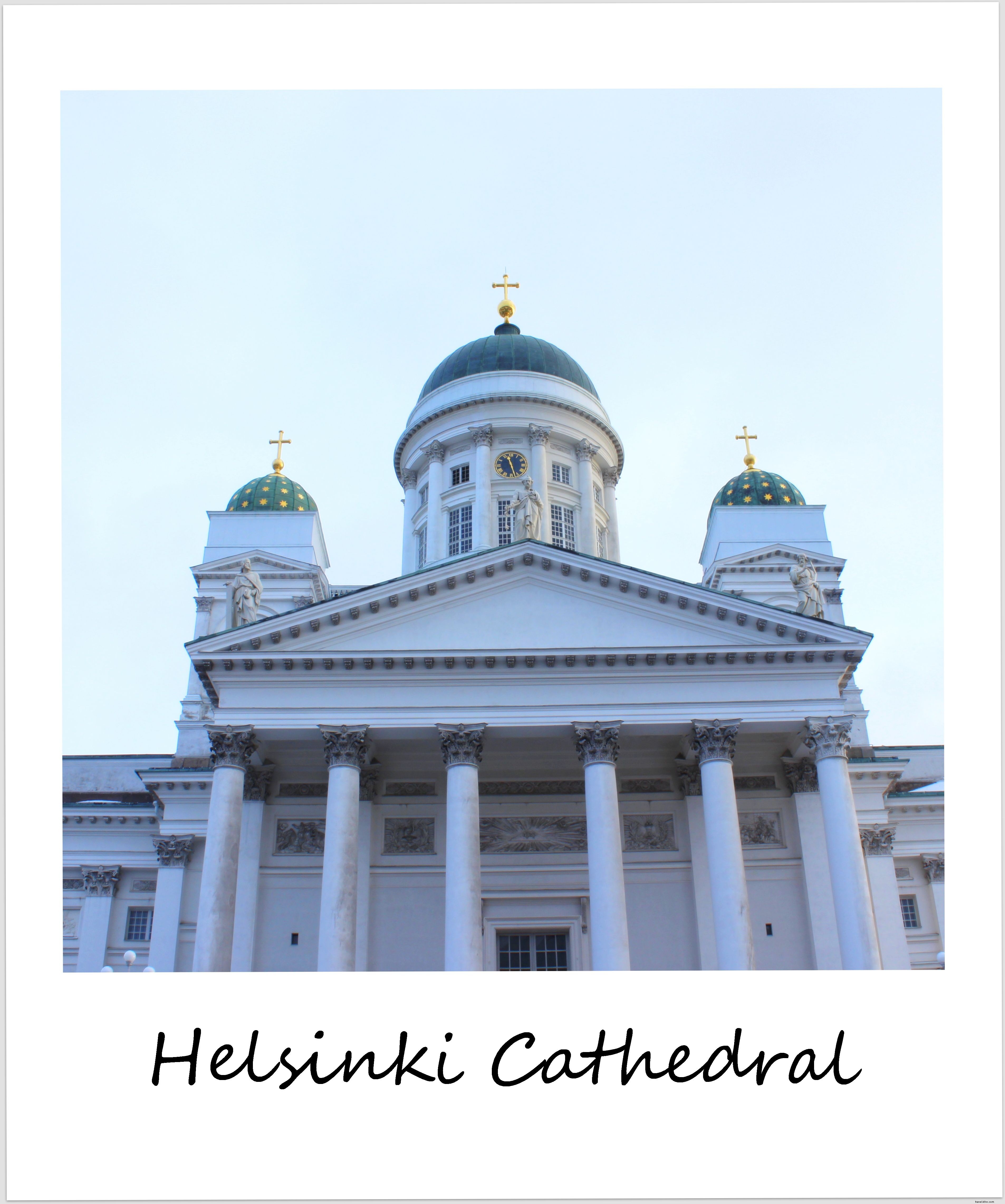 Polaroid da semana:impressionante catedral de Helsinque