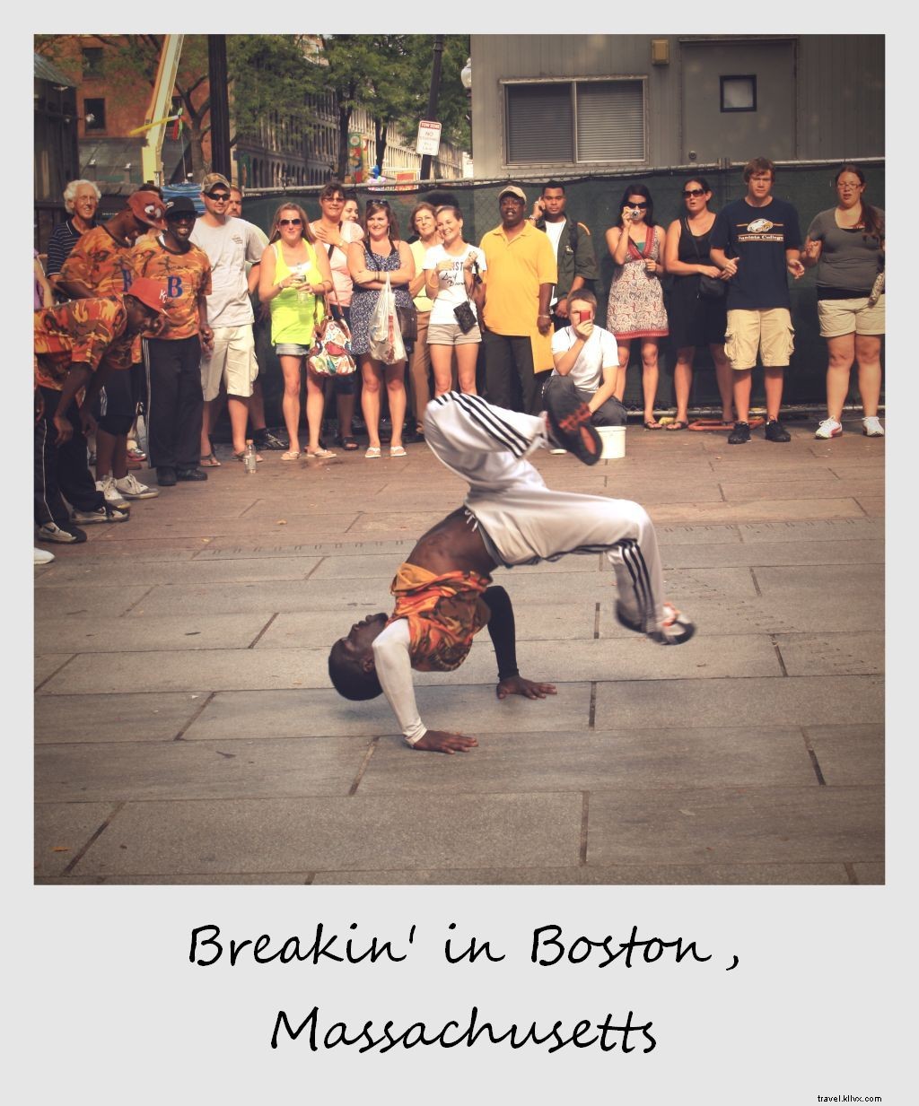 Polaroid de la semaine :Breakin  à Boston, Masse