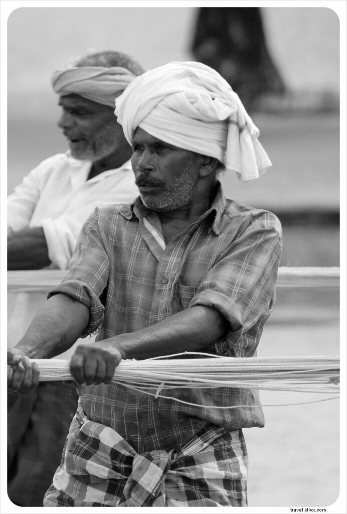 南インドの漁師の辛い生活