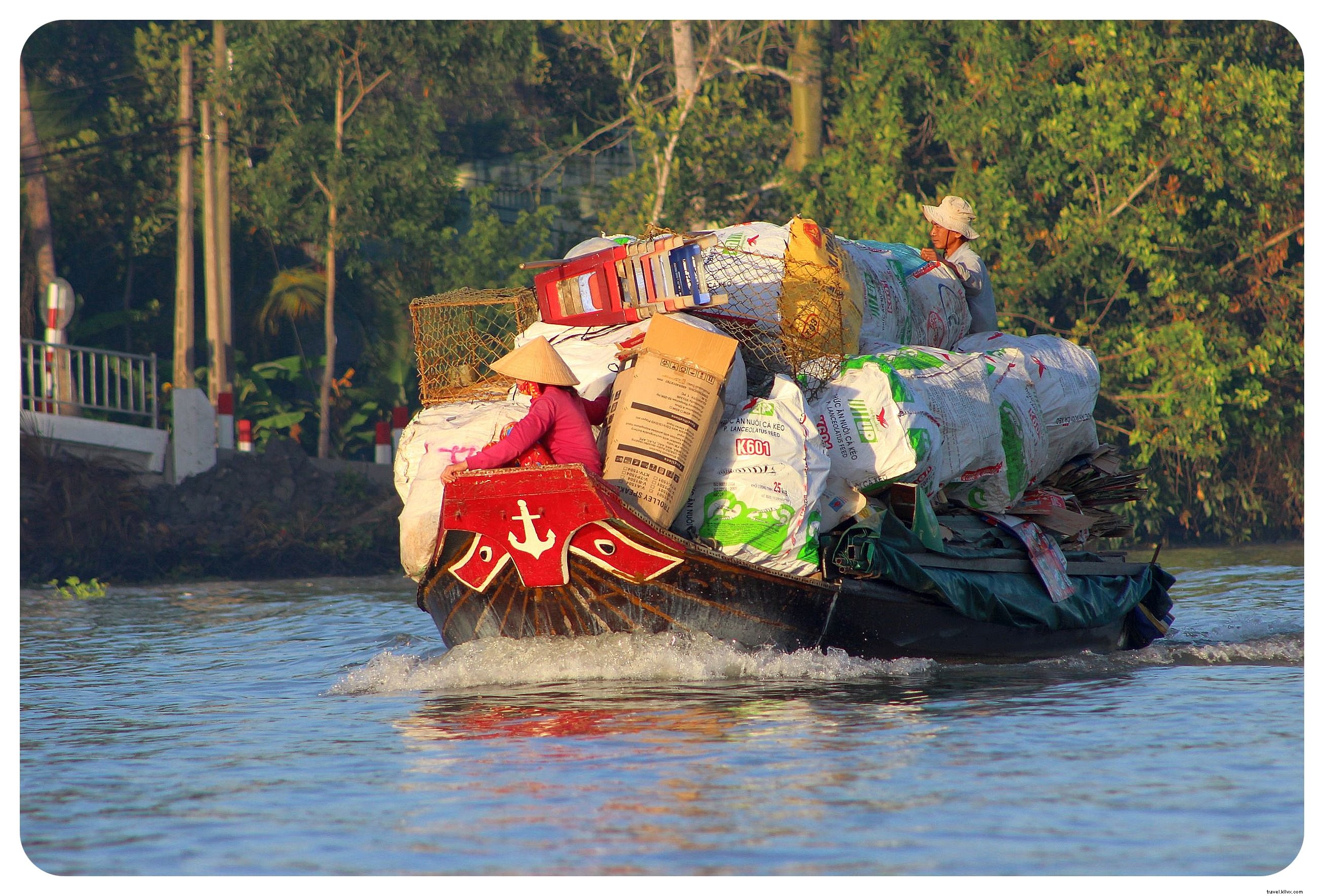 Delta del Mekong in Vietnam:mercati galleggianti e vita sul fiume