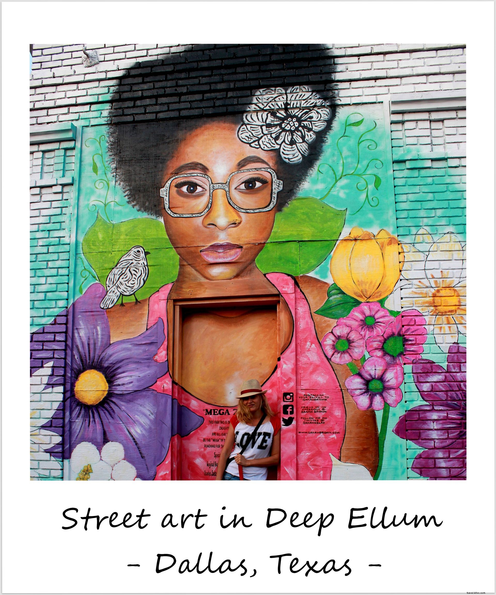 Polaroid da semana:arte de rua em Deep Ellum, Dallas