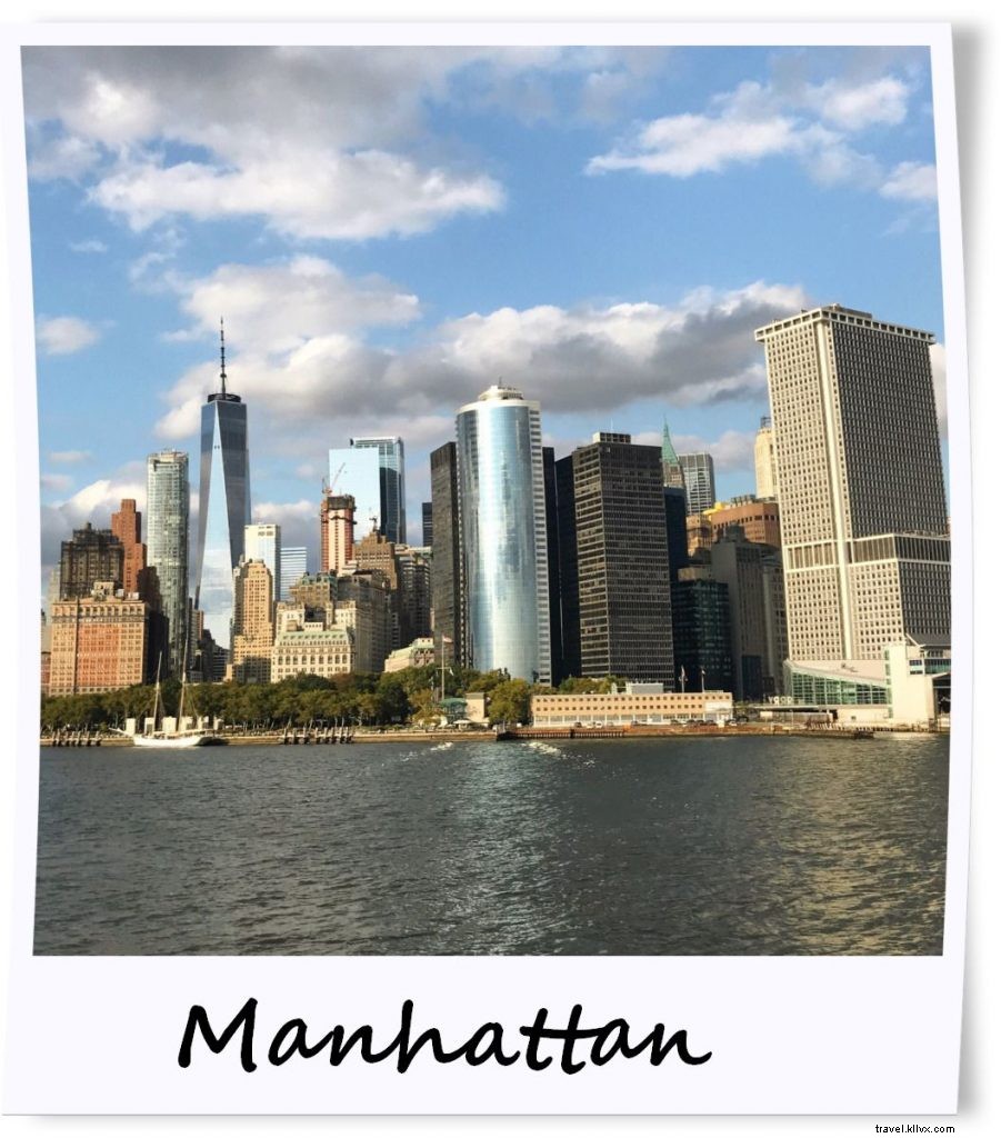 Polaroid de la semana:horizonte de Manhattan desde el agua