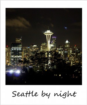 Polaroid de la semaine :Seattle de nuit