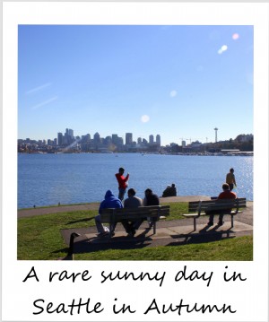 Polaroid de la semana:un raro día soleado de otoño en Seattle