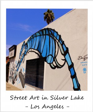 Polaroid da semana:arte de rua em Silver Lake, Los Angeles