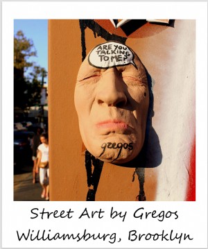 Polaroid da semana:arte de rua de Gregos em Williamsburg, Brooklyn
