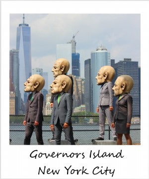 Polaroid de la semaine :art de la performance sur Governors Island, New York