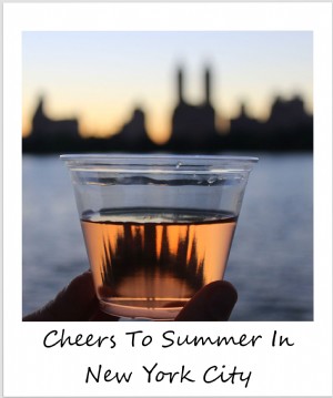 Polaroid da semana:brinde ao verão na cidade de Nova York