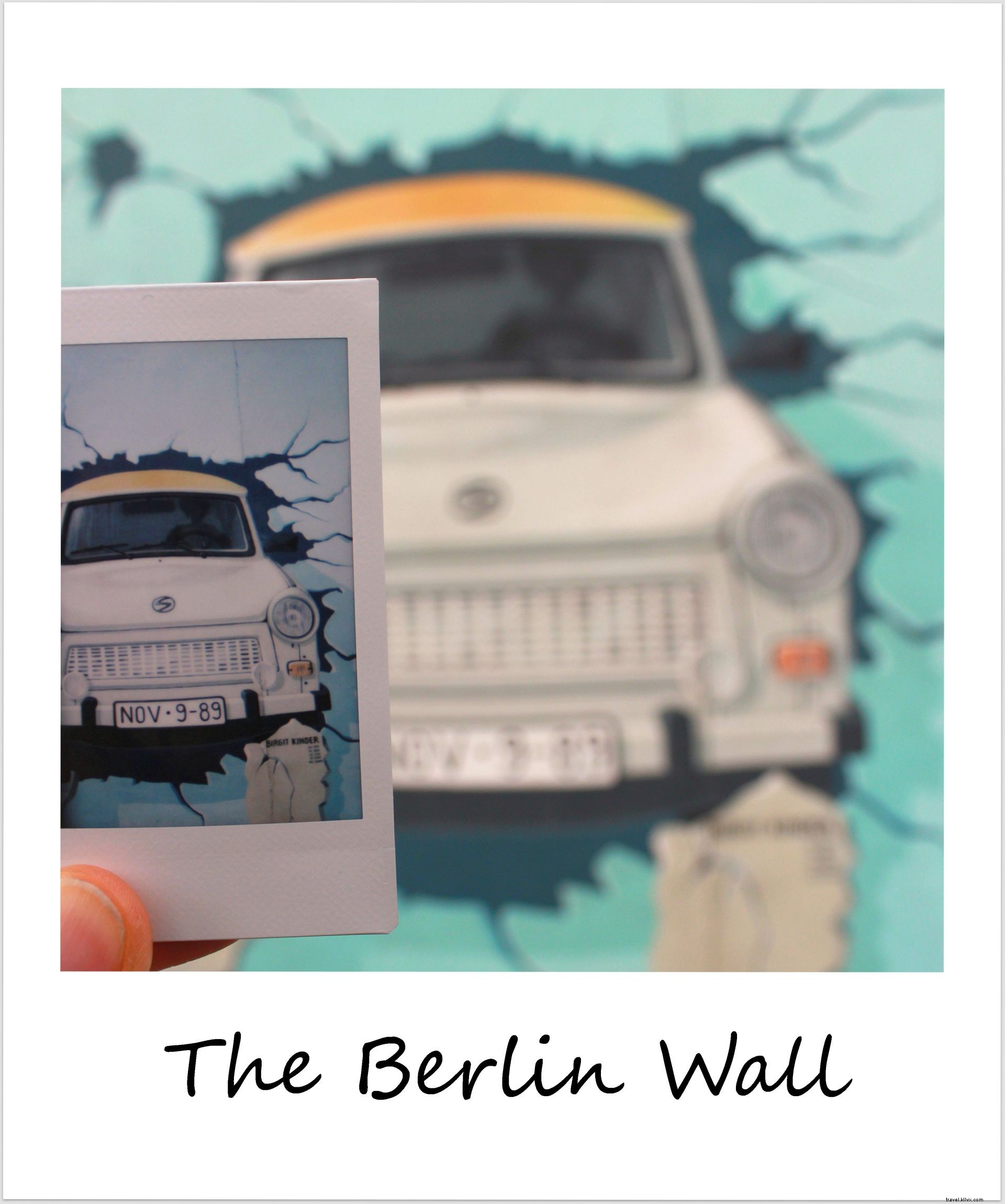 Polaroid de la semaine :Briser le mur de Berlin