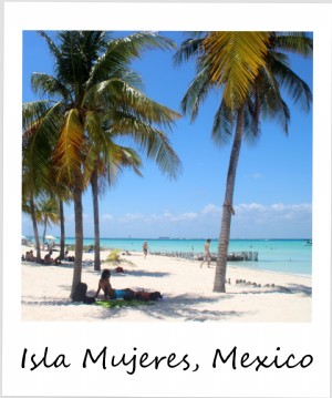 今週のポラロイド：ムヘレス島の島の楽園、 メキシコ