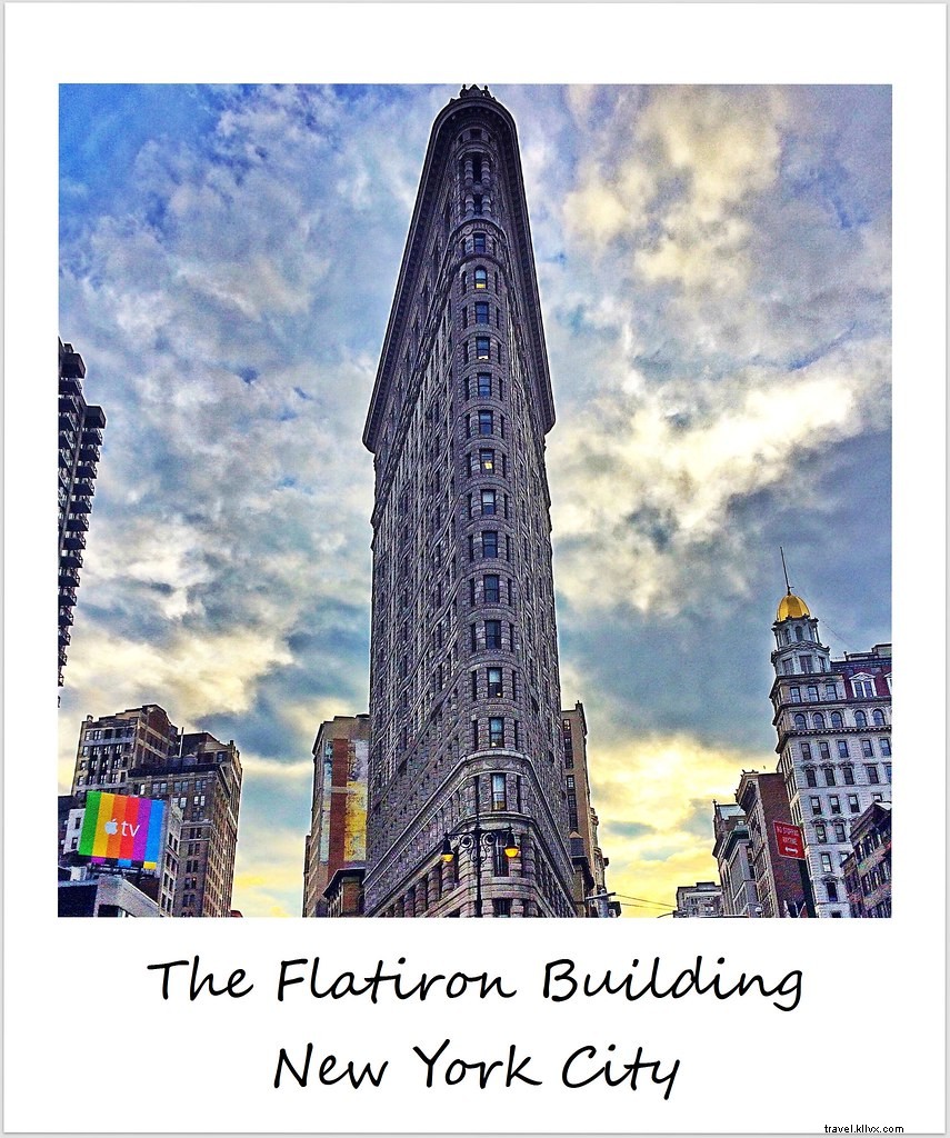 Polaroid de la semaine :le magnifique Flatiron Building de New York