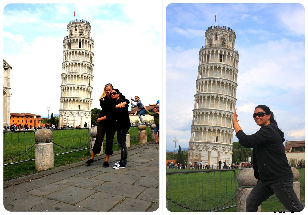Vá além ... Torre Inclinada de Pisa