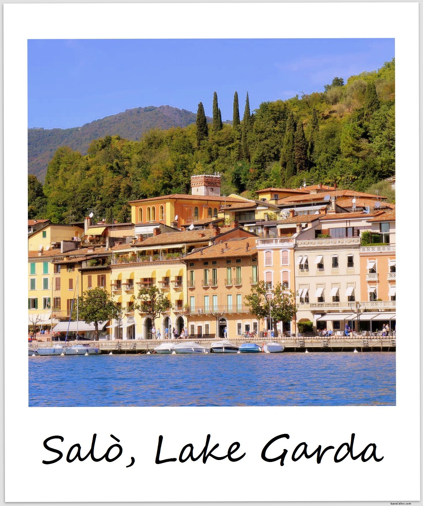 Polaroid da semana:uma cidade pitoresca no Lago de Garda